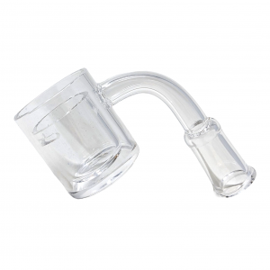 30mm Slitted Insert Bucket Quartz Bangers - 10F - 90 [QFB10F]